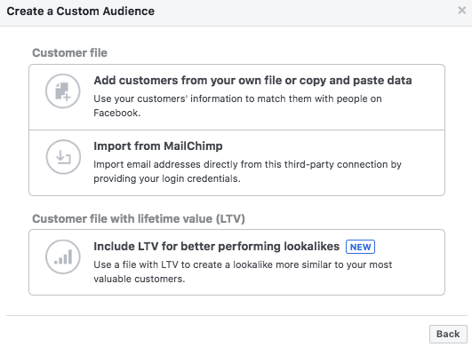 how to create a facebook audience for business and advertising options